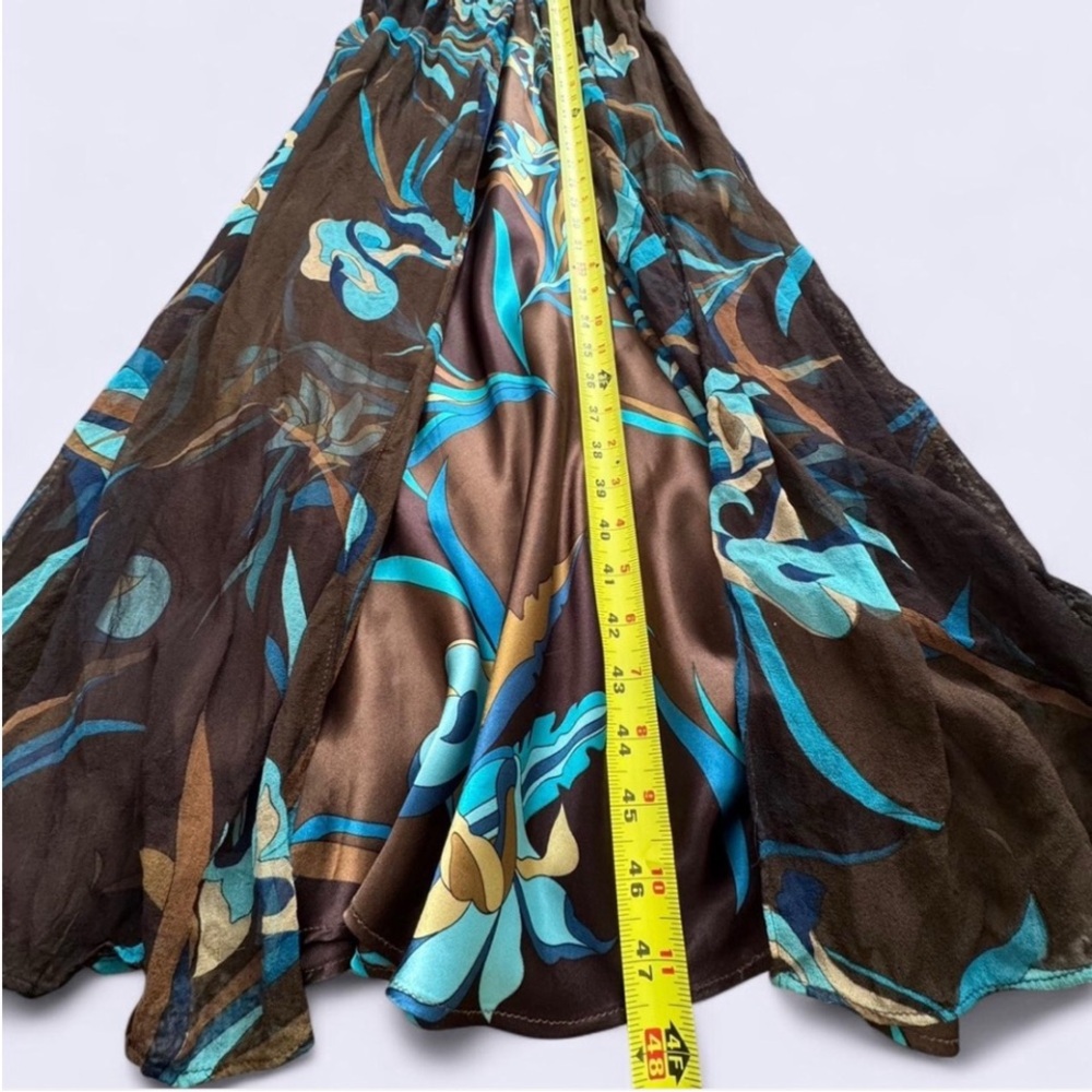 Robbie Bee Silk Halter Dress - Picture 4 of 8